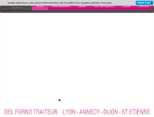 Tablet Screenshot of delforno-traiteur.com
